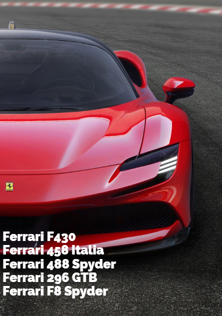 Ver nuestros Ferraris